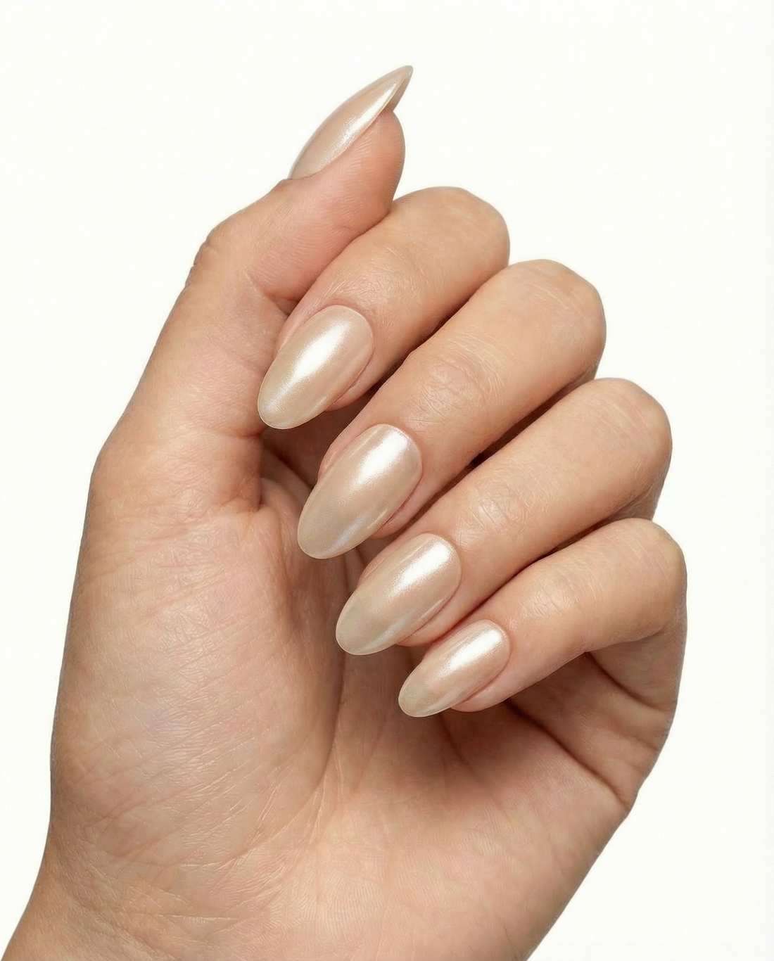 Press-Ons Manicure Parelmoer