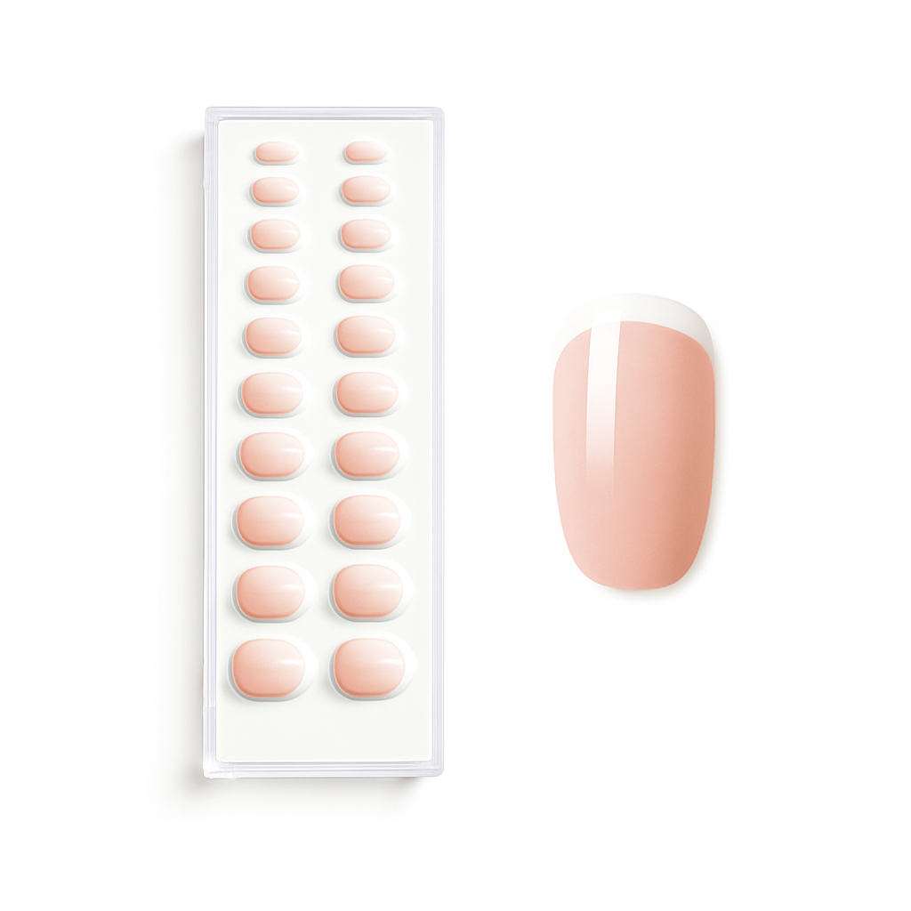 french manicure pink 