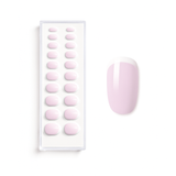 french manicure lila 