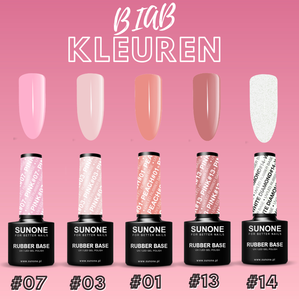 BIAB Nagels Zelf Doen Set 3 Kleuren