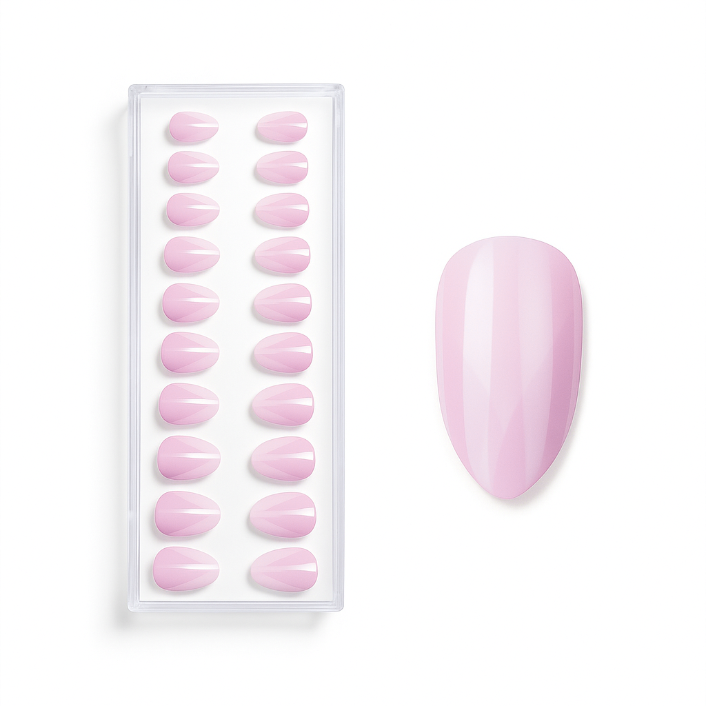 Press-On Manicure Roze